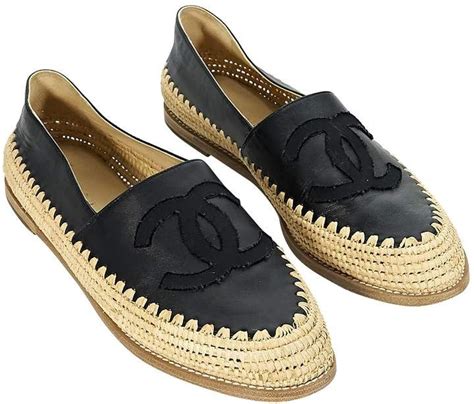 espadrilles chanel black|where to buy chanel espadrilles.